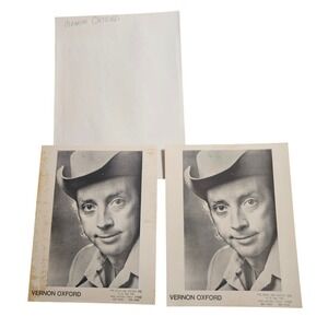 Vernon Oxford Vintage‎ 60s-80s Country Honky-Tonk Music Singer 8x10 Press Photos